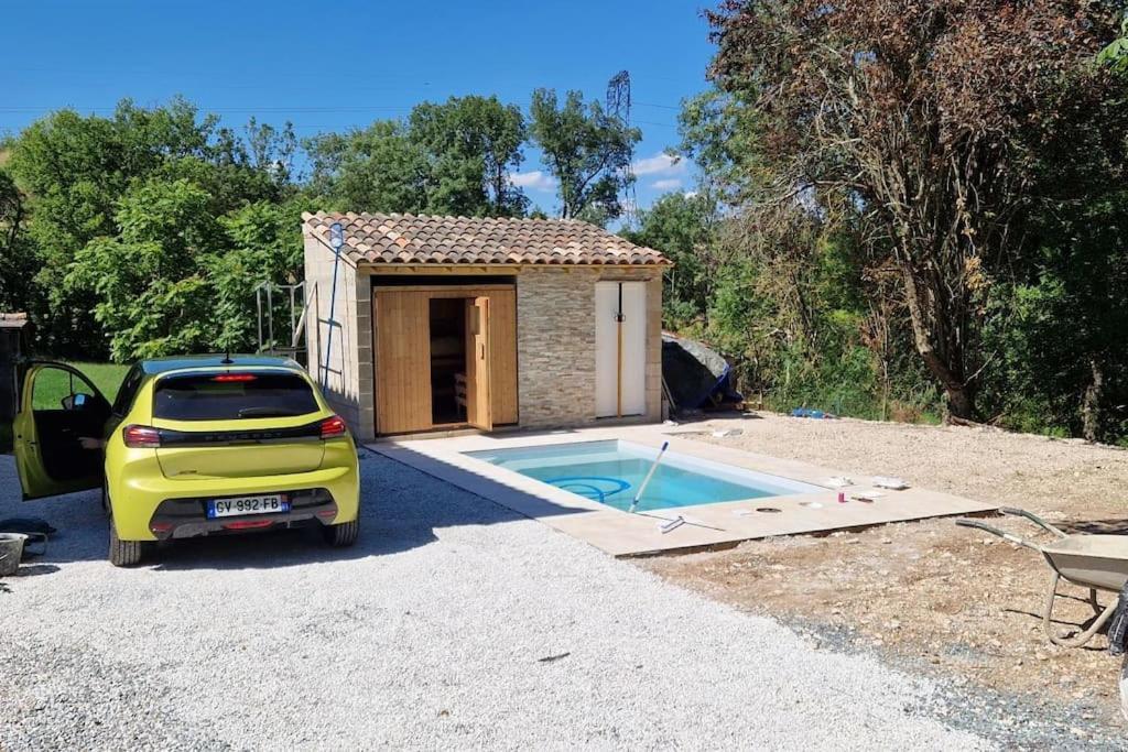 Aux Deux Marronniers Cathares Villa Castelnau-de-Levis Exterior photo